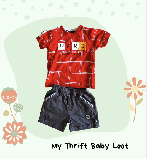 Like New boys casual wear set (1-2 years)